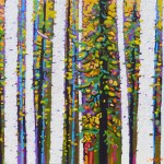 Artist Sue Dranchak’s “From Night to Day,” one of her pieces from her show, “Meditation Forest,” opening Friday at Ptarmigan Arts Back Room Gallery.-Photo provided