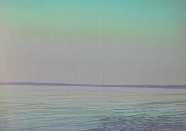 Second of three steps in the process of creating iPad art using the Procreate art app.         -Photo provided