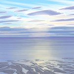 Above: James Behlke’s iPad painting, “Late Afternoon.” -Photo provided