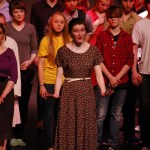 Mattea Peters performs in “The Sound of Plaid.”-Photo by Michael Armstrong, Homer News
