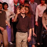 Jonas Noomah performs in “The Sound of Plaid.”-Photo by Michael Armstrong, Homer News