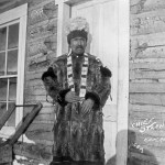 Chief Stephan wears a dentalium bandolier and ground-squirrel parka in Knik about 1907.-Photo provided, Anchorage Museum