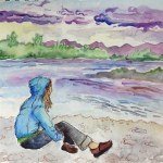 Alayne Tetor shows her watercolors at the Homer Council on the Arts.