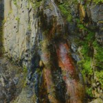 Among the artwork to be auctioned at the Ritz , Mary Frische and Tom Collopy’s “Waterfall Aleutian Islands”