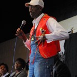 John Rankin, one of many little known Foot Soldiers of the civil rights movement in Selma, shares his story.  On Monday, he set out to complete the Selma to Montgomery march for the seventh time.-Photo by Katie Gavenus