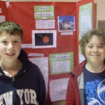 Scientists Sam Banks, left, and Payton Tobin teamed up.-Photo Provided