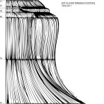 Segal will use this computer generated sketch of Exit Glacier changes to create a data sculpture. The graph shows the terminus from 1950, bottom, to 2011, top.-Graph Provided