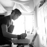 Drew Michael works in his studio-Photo provided