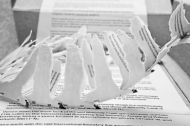 close-ups of the art and its display box