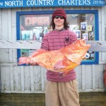Walter Spanton shows off a yelloweye he caught July 21 while fishing with Capt. Eric Lehm of North Country Charters.-Photo provided