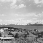 This 1947 photo shows the Old Town area looking down Ohlson Lane.-Photo by William Wakeland,  courtesy of the Pratt Museum