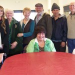 Seldovia residents remember days gone by. Standing from left are Marge Lang, Seldovia Village Tribe Executive Director Crystal Collier, Darlene Crawford, Christine Kashevarof, Mike Miller, Richard Moonin and Rod Hilts; seated from left are Pierre Int-Hout, Lillian Elvsaas and Esther Int-Hout. -Photos by McKibben Jackinsky, Homer News