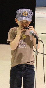 Ethan Styvar, “Harmonica Tunes” -Photo by McKibben Jackinsky, Homer News