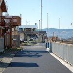 The extension of the Homer Spit Trail follows the south side of the harbor to Fish Dock Road.-Photo by Michael Armstrong, Homer News