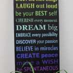 Room decorations offer words to live by.-Photo by McKibben Jackinsky, Homer News