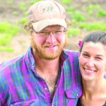 Jake Beaudoin and Anna Meredith are tapping into area birch trees and boiling up an award-winning syrup.-Photo provided