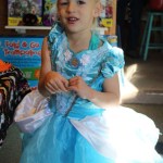 Princess Isabella Longson makes a royal appearance at the toy store’s Halloween party.-Photo by McKibben Jackinsky, Homer News