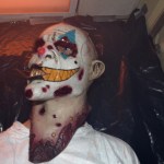 MK1 Corey Thomas  poses in a creepy clown mask on the Haunted Hickory last year.