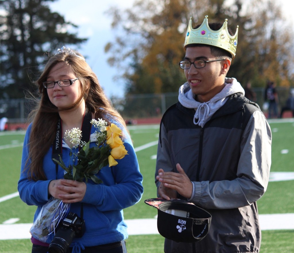 Junior class: Prince Les Crane and Princess Laurel Johnson-Photo by McKibben Jackinsky, Homer News