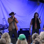 Home Free performing at the Kenai Peninsula Fair on Saturday night.-Photo by McKibben Jackinsky; Homer News