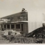 Construction readies Land’s End for its June 5, 1958, opening on the Homer Spit. -Photo copied with permission of Jon Faulkner.