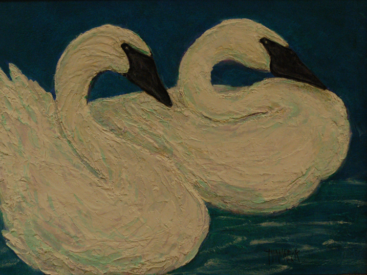 Trumpeters IV, by Shirley Timmreck.