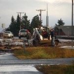 Heavy rains cause Homer mudslides