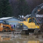 Heavy rains cause Homer mudslides