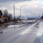 Heavy rains cause Homer mudslides