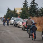 Cars parked along East Bunnell Avenue on a Friday afternoon show one of the problems of the area — inadequate parking.-Photo by Michael Armstrong, Homer News