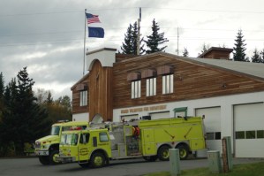 The Homer Volunteer Fire Department fire hall and trucks of today-Photo by Michael Armstrong, Homer News
