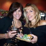Shelly Fraley and Marilyn Parrett compare samples.-Photo by McKibben Jackinsky, Homer News