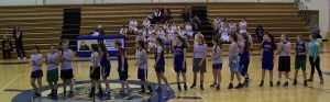 The Mariner girls team includes Sophia Ramirez-Clark, Uliana Reutov, Brittney Harshfield, Samantha Draves, Maggie Koplin Alexis Herrera, Sarah Weinfurter, Samantha Jacobsen, Desiree Cleary, Lyndsay Brown, Mariah Hendrickson, Larsen Fellows, Lauren Kuhns, Tayla Cabana, Madison Akers, Abbey Luck, Shelby Alexander, Aurora Waclawski, Malina Fellows and Grace Kann.-Photo by McKibben Jackinsky, Homer News
