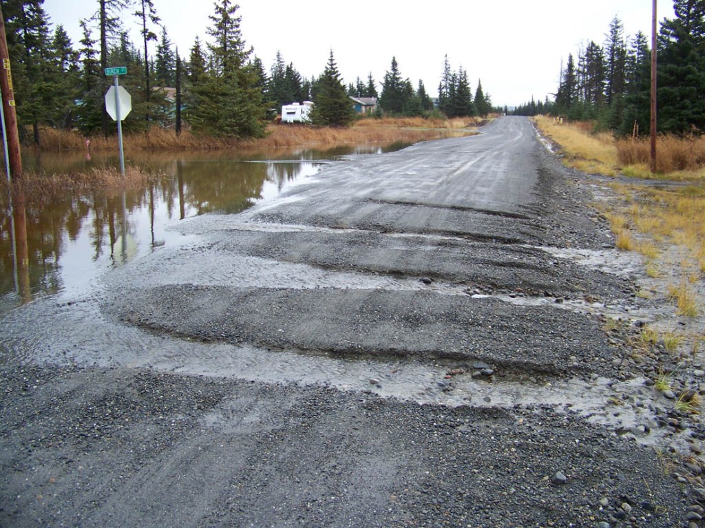 Heavy rains cause Homer mudslides