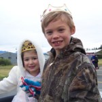The Paul Banks Peanuts sent royalty representatives as well, with Maddie Moore and Aiden Clark wearing sparkling crowns. -Photo by McKibben Jackinsky, Homer News