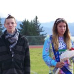 Prince Daniel Anderson and Princess Maryhanna Bowe, freshmen -Photo by McKibben Jackinsky, Homer News