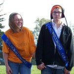 Freshman Homecoming Queen and King are Sydney Lee, left, and Quinn Alward.-Photos by McKibben Jackinsky, Homer News
