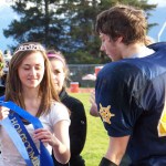 Crowned Junior Homecoming Queen and King are Brennan Evarts, left, and Joseph Cardoza. -Photos by McKibben Jackinsky, Homer News