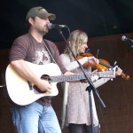Kari and Billy of Hashville, Tenn., perform at the Kenai Peninsula Fair Friday evening.-Photo by McKibben Jackinsky, Homer News