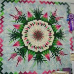 Homer quilter Charlene Ditton's "fireweed in the meadow" quilt was awarded a division champion ribbon.-Photo by McKibben Jackinsky, Homer News