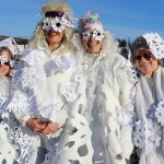 At Sunday’s Ski For Women benefiting Haven House, Barb Veeck, Lynn Temple, Judy Gonsalves and Lyn Maslow represented winter.