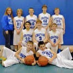 Chapman Eagles’ boys and girls basketball teams welcomed the Aurora Borealis Polar Bears, Cook Inlet Academy Eagles, Nikolaevsk Warriors, Ninilchik Wolverine and Seldovia Sea Otter middle school basketball teams last weekend for the 2013 Small Schools Basketball Tournament.-Photo provided