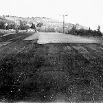 Photo from the Oct. 23, 1975, Homer News, shows undone paving after the contractor quit for the season.-Homer News file photos