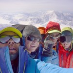 Parker Sorensen, Iris Neary, Giovanfrancesco "Frenchie" Varoli and Florence Nikles reached Denali's summit on Friday, May 13 at 2 p.m. The group traversed the mountain for 20 days before becoming the first mountaineers of the 2016 season to reach the summit.                               -Photo provided