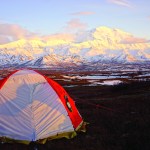 The four mountaineers camped on the tundra before reaching the base of Denali, where they traversed over ridges and glaciers to reach the summit.      -Photo Provided