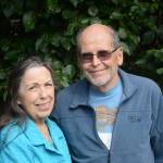 Joan Brown Dodd, left, and Doug Dodd pose for a photo at the Homer News on Tuesday, Aug. 7, 2018, in Homer, Alaska. (Photo by Michael Armstrong/Homer News)