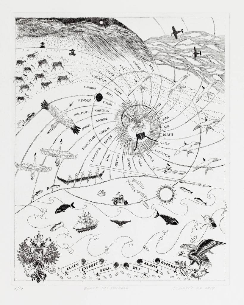 ??s Basket Not for Sale is part of Intercurrents: The Alaska Treaty of Cession, an exhibit opening Friday, Sept, 7, 2018, at Bunnell Street Arts Center, Homer, Alaska. (Photo provided)