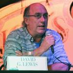 David Lewis, a former Homer City Council member, answers a question during a candidate forum Tuesday. Sept. 11, 2018 at Alices Champagne Palace in Homer, Alaska. Lewis, who is running for Homer mayor, participated in the forum for mayoral and council candidates hosted by the Homer Chamber of Commerce. (Photo by Megan Pacer/Homer News)