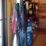 A display of Boomerang Bags is available at Sustainable Wares, shown here Tuesday, Sept. 25, 2018 on Ocean Drive in Homer, Alaska. Store owner Karen West said that people have been regularly using the bags. (Photo by Michael Armstrong/Homer News)