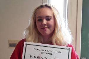 Homer Flex junior Sierra Clark. (Photo submitted)